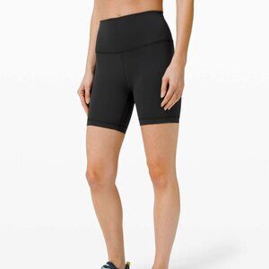 Lululemon Wunder Train High-Rise Short 6" Black Size 2